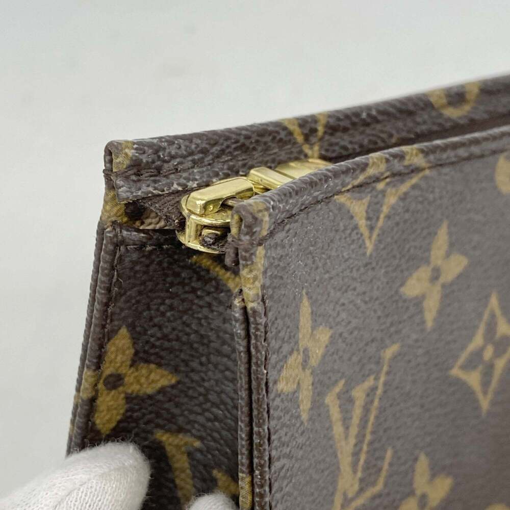 LOUIS VUITTON Brown Monogram Pochette Pouch - Picture 7 of 8